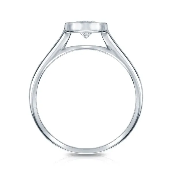 Auriya 14k Gold 1ctw Solitaire Diamond Engagement Ring Bezel-set GIA Certified sold by Zulily product image thumbnail 2