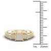 De Couer 1/8ct TDW Diamond Cluster Three Stone Ring - Yellow sold by Zulily