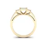 De Couer 1/8ct TDW Diamond Cluster Three Stone Ring - Yellow sold by Zulily