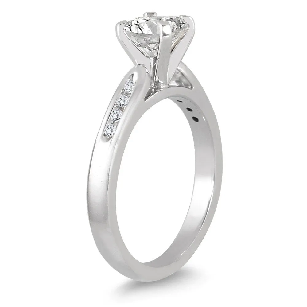 AGS Certified 1 1/5 Carat TW Diamond Bridal Set in 14K White Gold (I-J Color, I2-I3 Clarity) sold by Zulily product image thumbnail 4