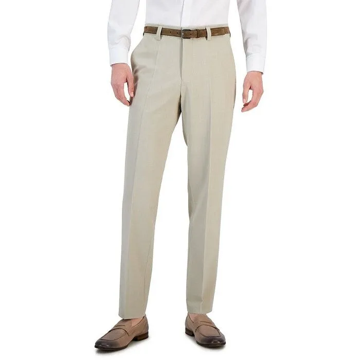 Hugo Boss Men's Modern Fit Superflex Suit Pants Beige Size 40 sold by Zulily