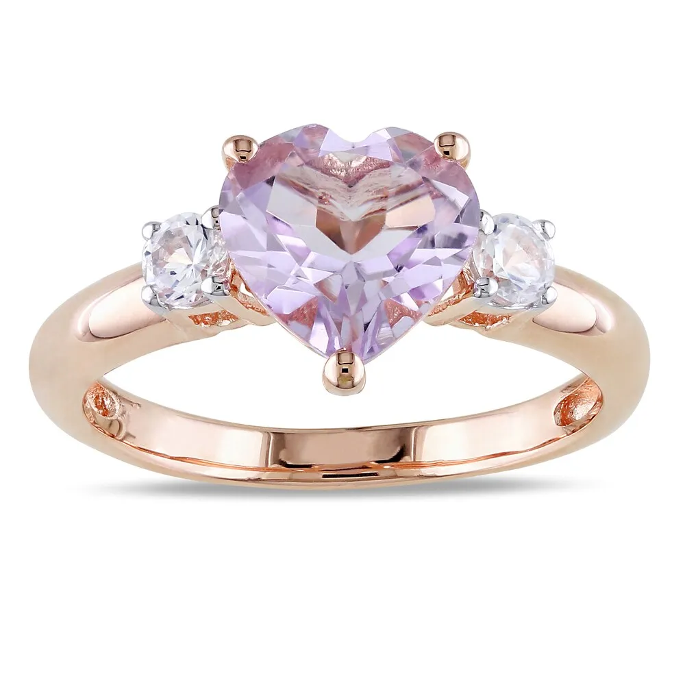 Miadora Sterling Silver Gemstone Heart Ring sold by Zulily product image thumbnail 4