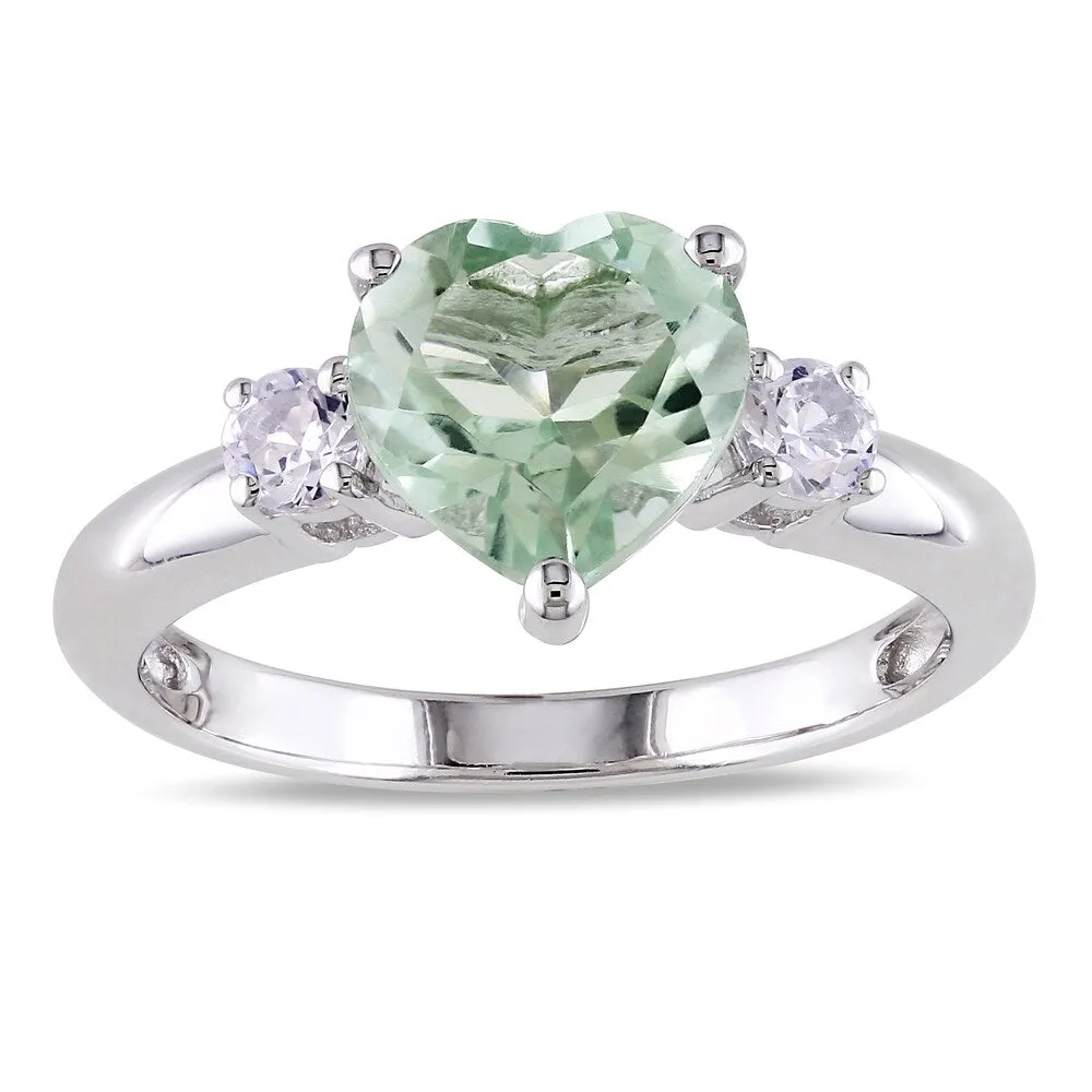 Miadora Sterling Silver Gemstone Heart Ring sold by Zulily product image thumbnail 2