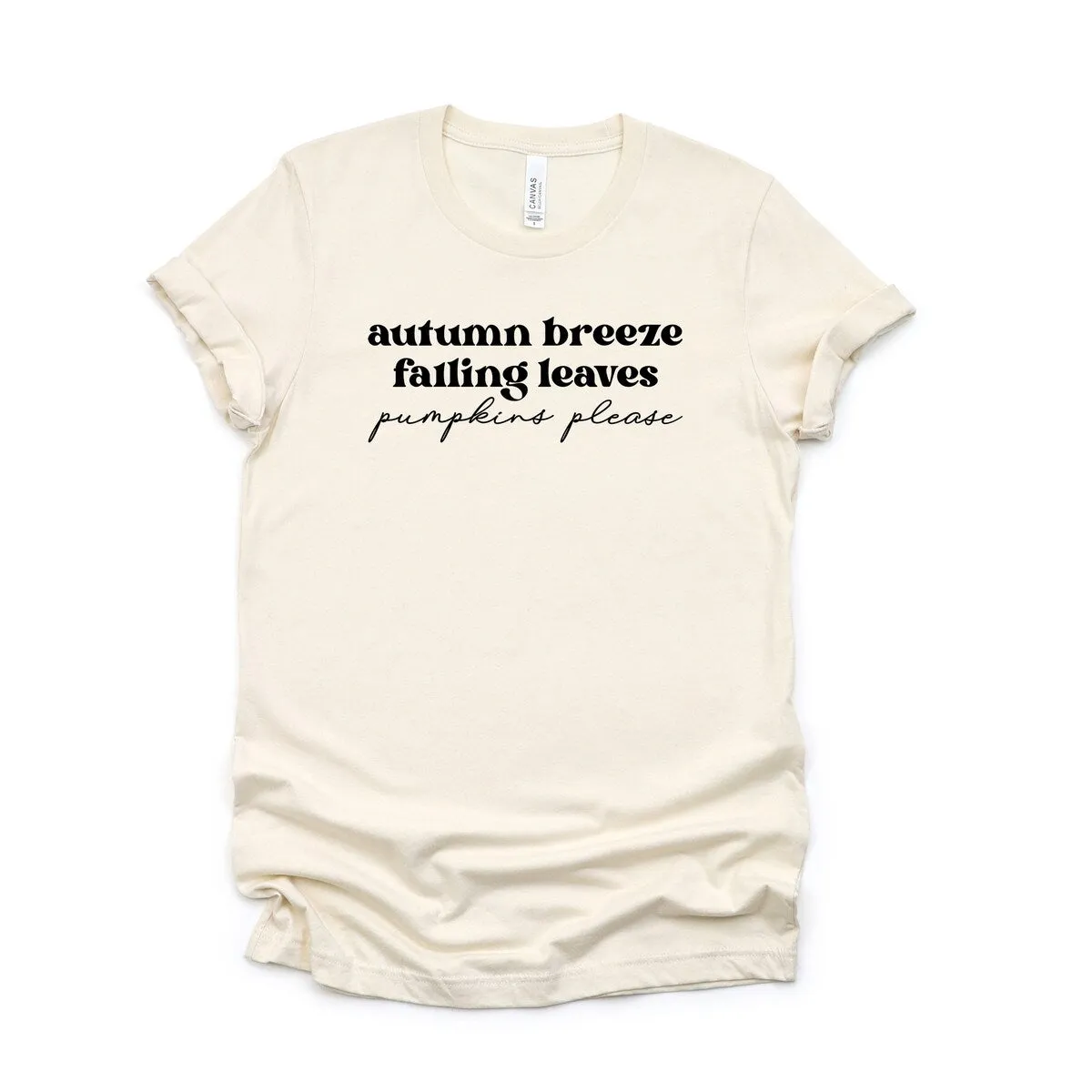 Autumn Breeze Falling Leaves Short Sleeve Crewnneck Tee sold by Zulily product image thumbnail 2