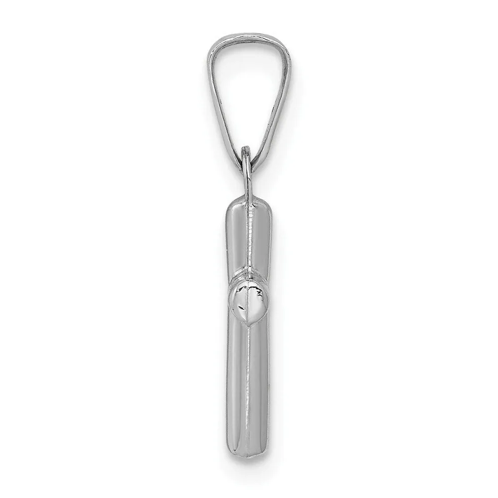 Curata 14k White Gold 18" Very Small Polished Cross Pendant Necklace - 8x13.5mm sold by Zulily product image thumbnail 3