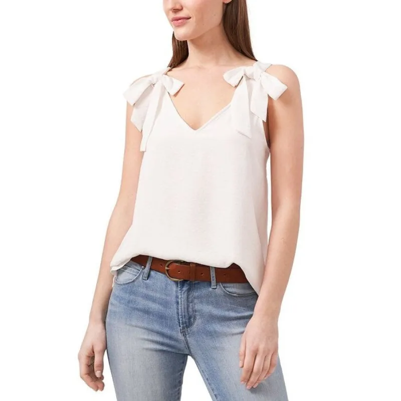 Riley & Rae Women's V Neck Tank Top White Size Small sold by Zulily