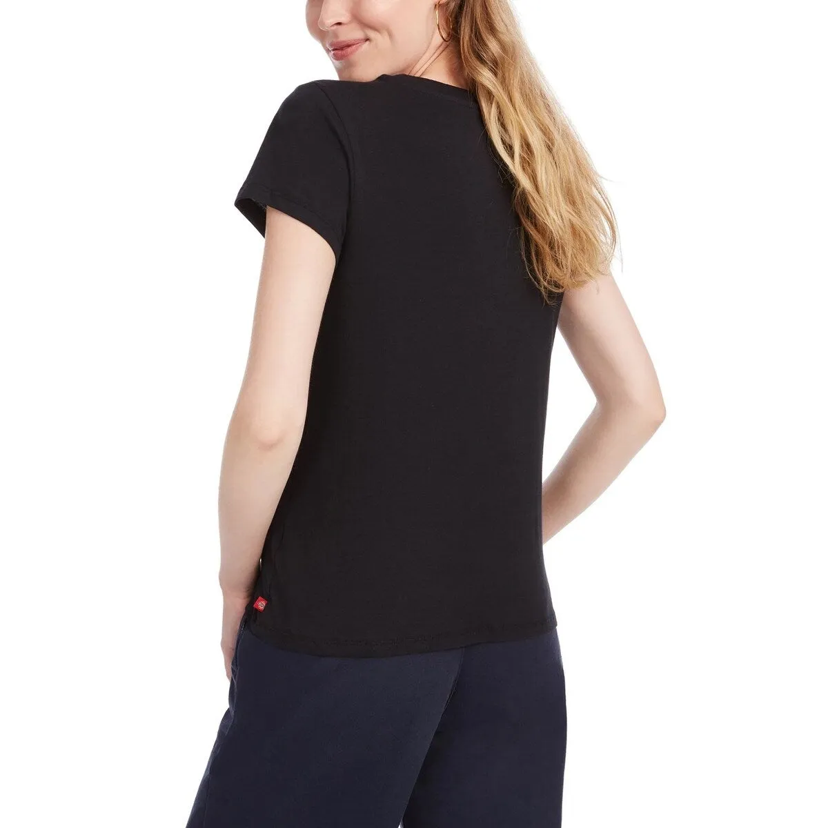 Dickies Women's Cotton Graphic-Print T-Shirt Black Size Large sold by Zulily product image thumbnail 2