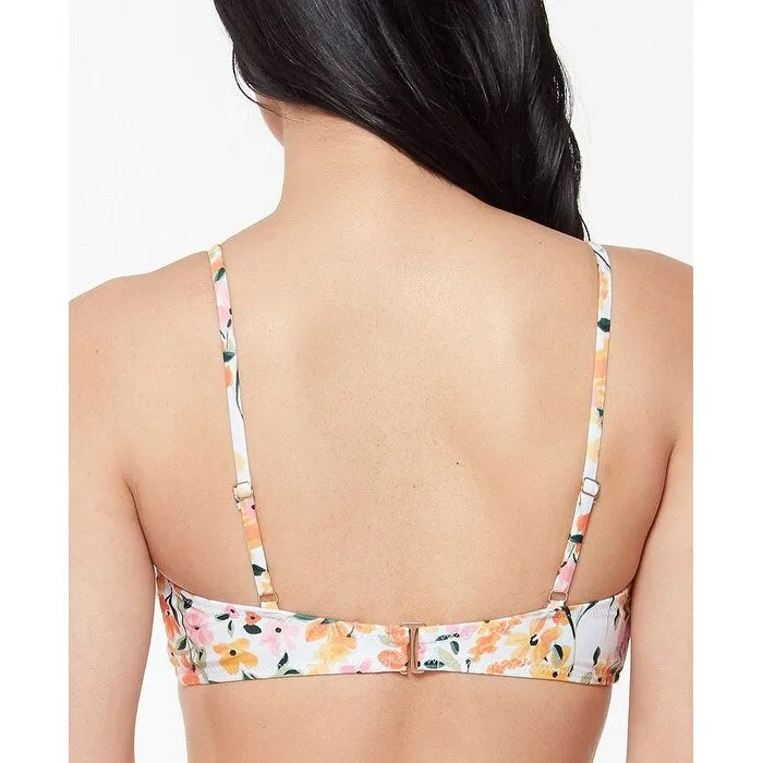 Jessica Simpson Women's Summer Dreaming Ruched Binkini Top Swimsuit Pink Size Small sold by Zulily product image thumbnail 2