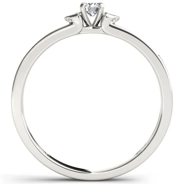 De Couer 10k White Gold 1/5ct TDW Diamond Classic Engagement Ring sold by Zulily product image thumbnail 3