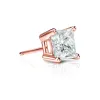Auriya 14k Gold 3/4ct TDW Princess-Cut SINGLE STUD (1) Diamond Earring sold by Zulily