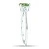 Women's Green Amethyst and Diamond Sparkle Ring in 10K White Gold sold by Zulily