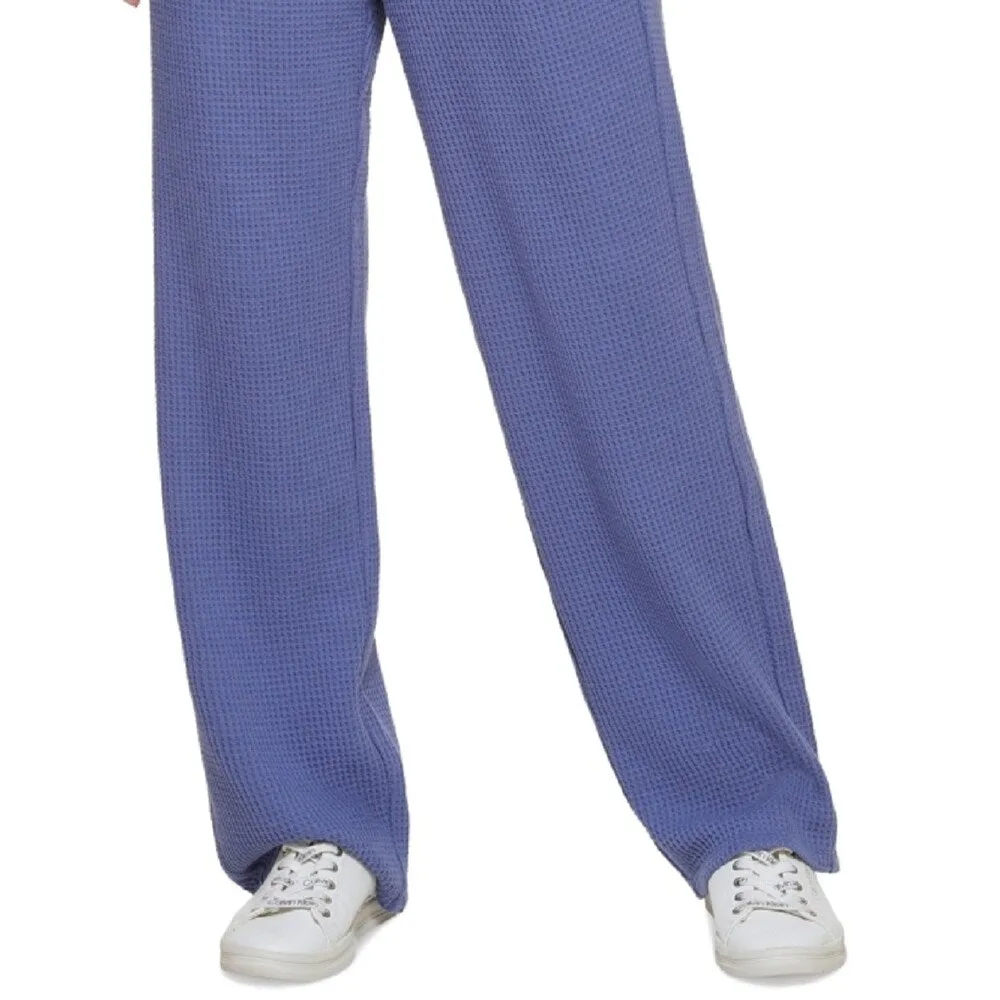 Calvin Klein Women's High Waisted Relaxed Leg Pants Blue Size Large sold by Zulily product image thumbnail 3