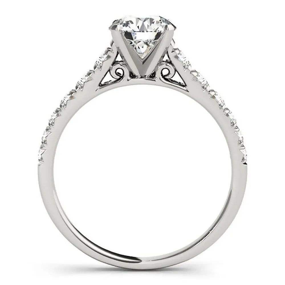 Auriya 14k Gold 1 4/5ctw Classic Moissanite Engagement Ring sold by Zulily product image thumbnail 4