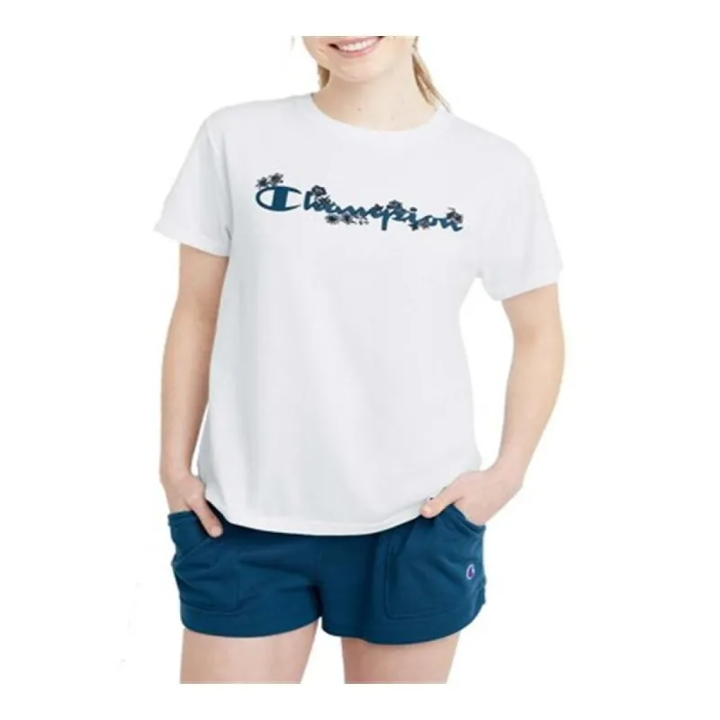 Champion Women's Classic Graphic Tee White Size X-Large sold by Zulily