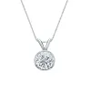 Auriya 14-karat Gold 0.75ctw Round Solitaire Lab Grown Diamond Necklace Bezel (F-G VS) - 0.75 sold by Zulily