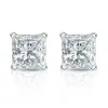Auriya 18-karat Gold Lab Grown 1.80 carat TDW Princess Diamond Stud Earrings 4-Prong Martini Screw-back sold by Zulily