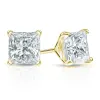 Auriya 18-karat Gold Lab Grown 1.80 carat TDW Princess Diamond Stud Earrings 4-Prong Martini Screw-back sold by Zulily