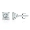 Auriya 18-karat Gold Lab Grown 1.80 carat TDW Princess Diamond Stud Earrings 4-Prong Martini Screw-back sold by Zulily