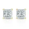 Auriya 18-karat Gold Lab Grown 1.80 carat TDW Princess Diamond Stud Earrings 4-Prong Martini Screw-back sold by Zulily