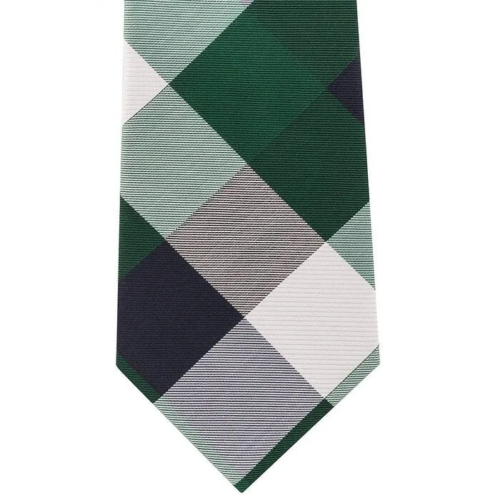 Tommy Hilfiger Men's Bold Plaid Silk Tie Blue Size Regular sold by Zulily product image thumbnail 2