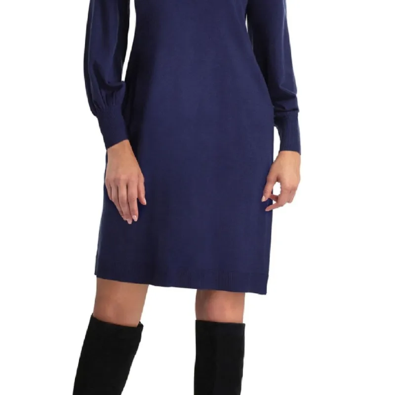 Isaac Mizrahi Women's Sweater Dress Blue Size X-Large sold by Zulily