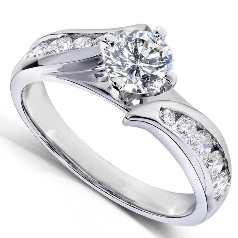 Annello by Kobelli 14k Gold 1ct TDW Diamond Engagement Ring sold by Zulily