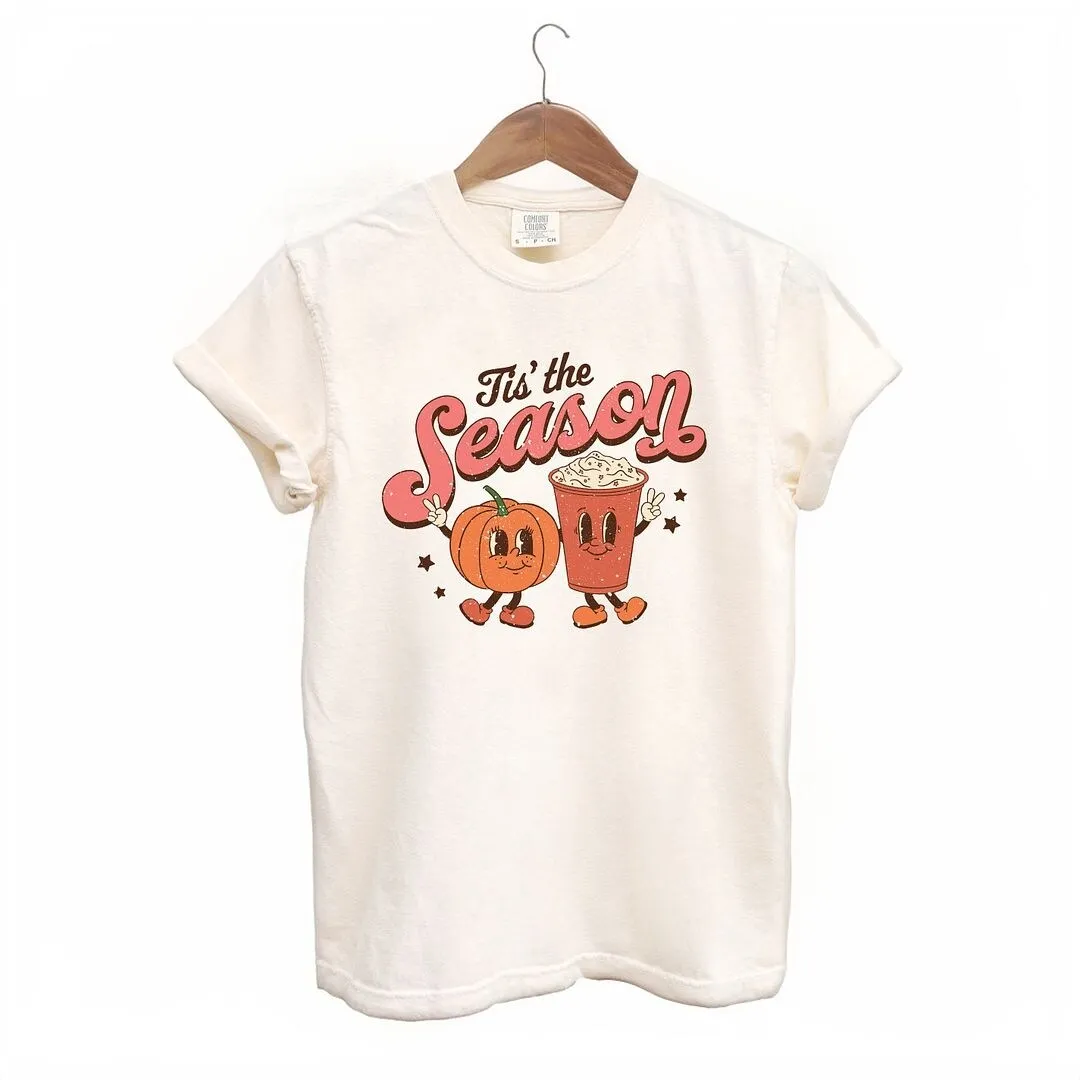 Tis The Season Pumpkin Garment Dyed Tee sold by Zulily product image thumbnail 2