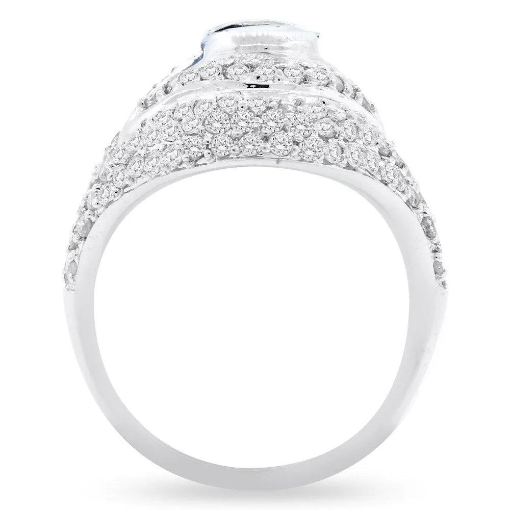 Auriya 14k Gold 1 7/8ct Tanzanite and 1 7/8ct TDW Diamond Engagement Ring sold by Zulily product image thumbnail 5