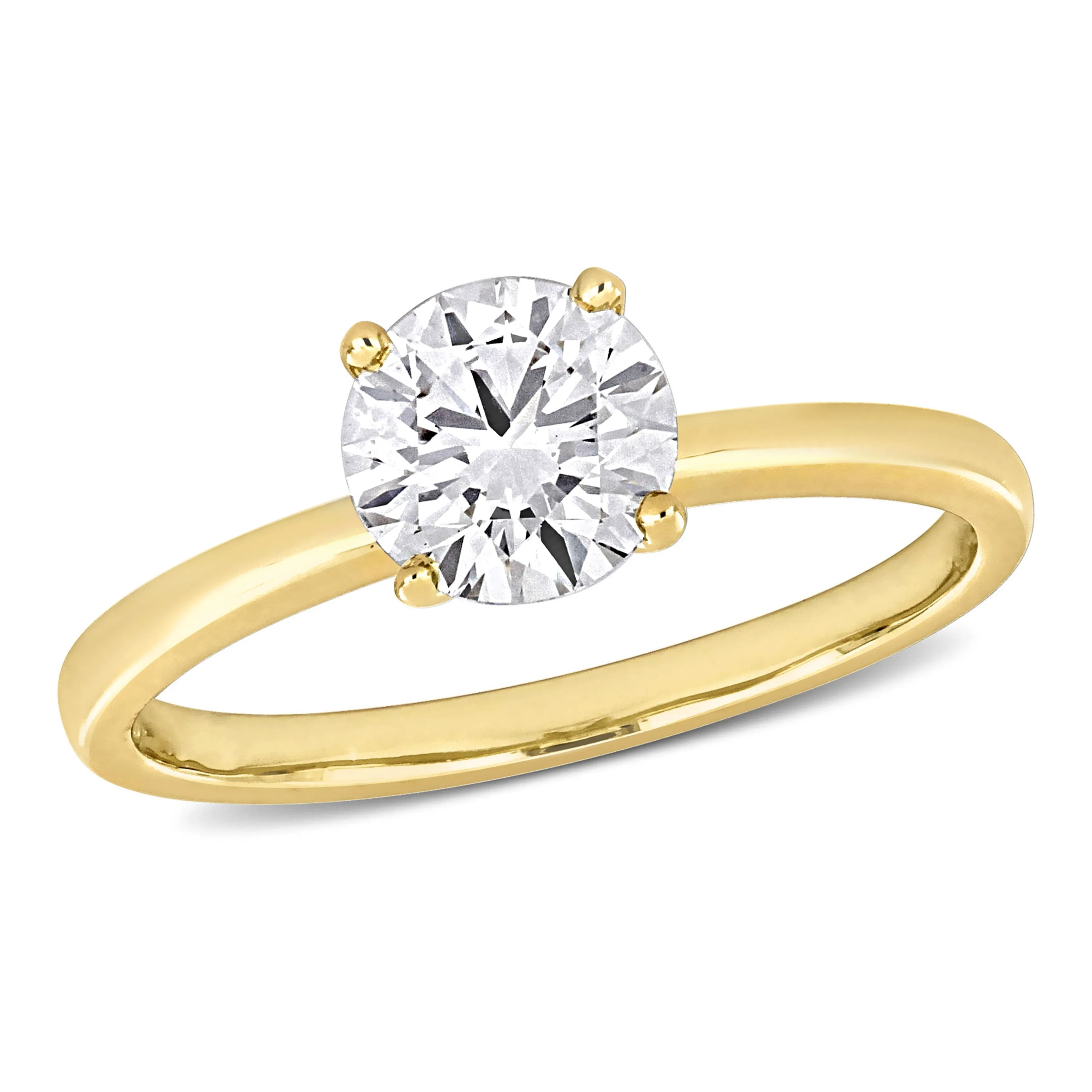 Created Forever 1ct TDW Lab-Grown Diamond Solitaire Ring 14k Yellow Gold sold by Zulily