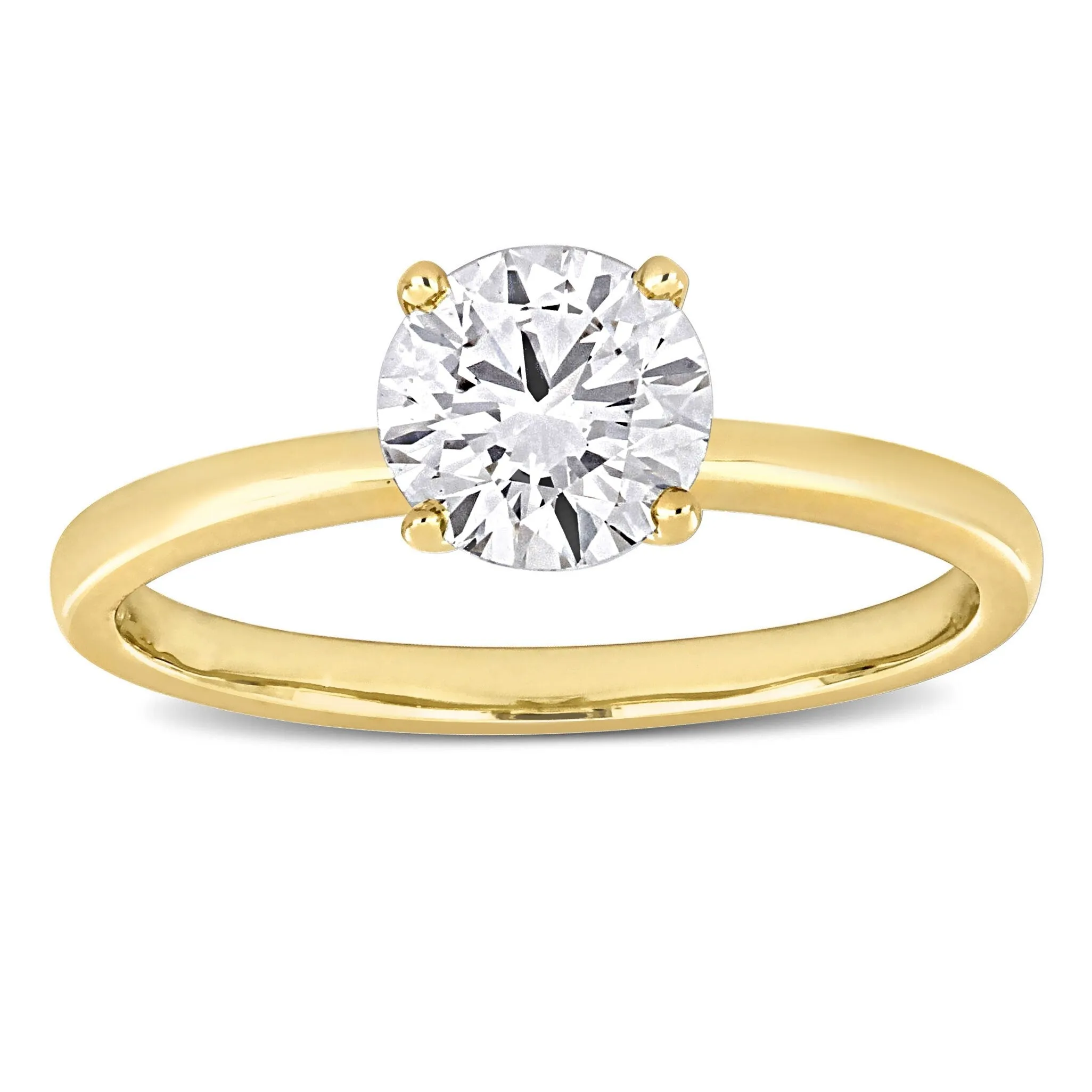 Created Forever 1ct TDW Lab-Grown Diamond Solitaire Ring 14k Yellow Gold sold by Zulily product image thumbnail 2