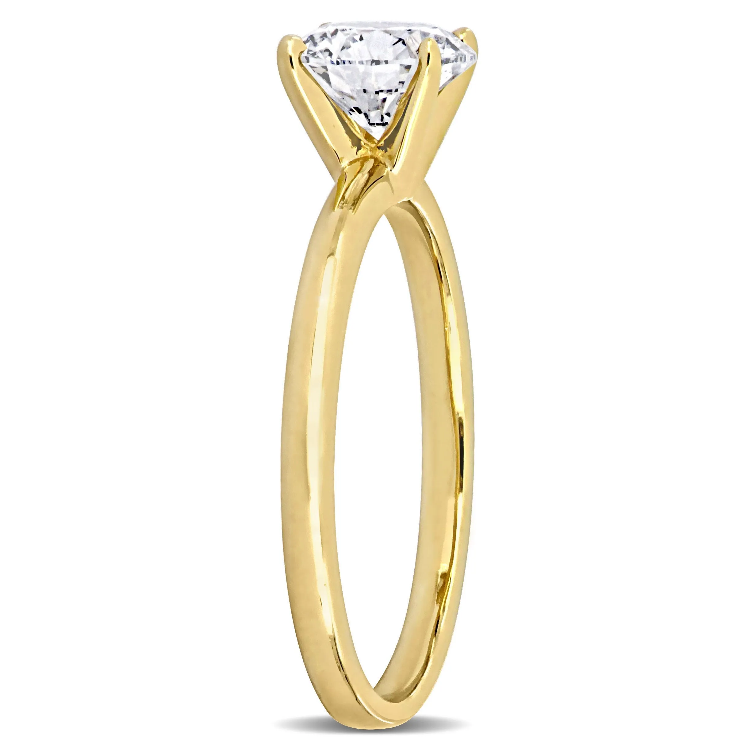 Created Forever 1ct TDW Lab-Grown Diamond Solitaire Ring 14k Yellow Gold sold by Zulily product image thumbnail 3
