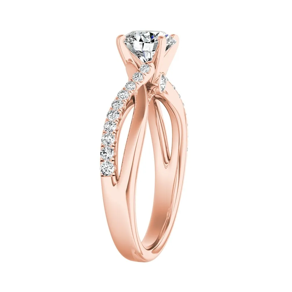 Auriya 14k Gold 1ctw Moissanite Engagement Ring sold by Zulily