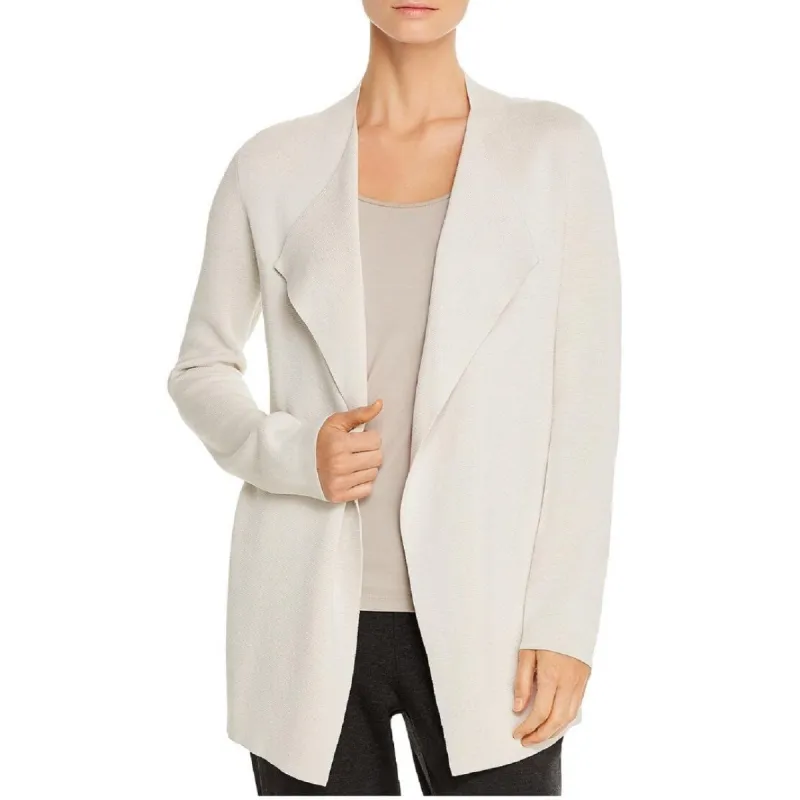 Eileen Fisher Women's Silk Blend Office Jacket Brown Size XX-Small sold by Zulily