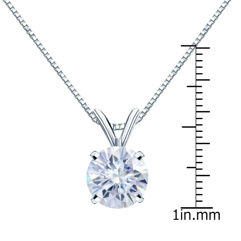 Auriya 3ctw Solitaire Moissanite Necklace 18k Gold - 9.3 mm sold by Zulily product image thumbnail 5