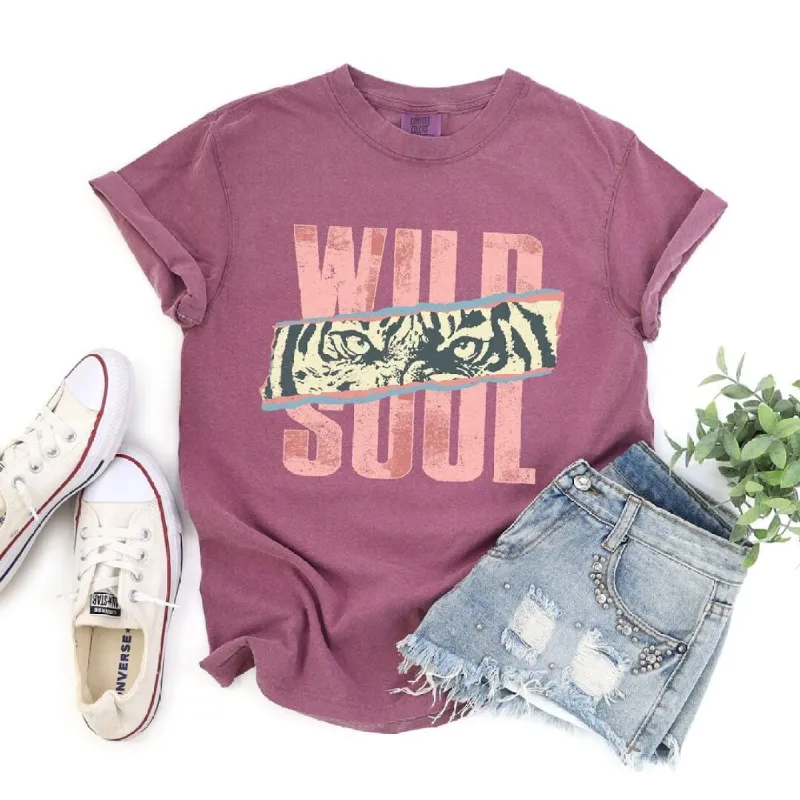 Wild Soul Tiger Garment Dyed Tee sold by Zulily
