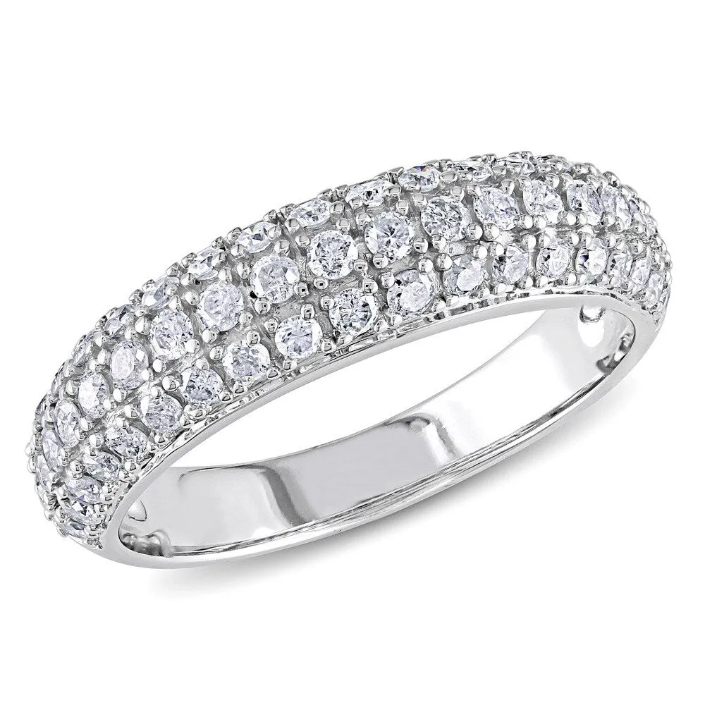 Miadora 3/4 CT Diamond TW Fashion Ring 10k White Gold GH I2;I3 sold by Zulily