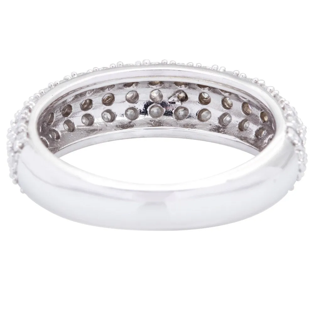 Miadora 3/4 CT Diamond TW Fashion Ring 10k White Gold GH I2;I3 sold by Zulily product image thumbnail 4