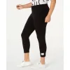 Calvin Klein Women's Performance Logo High-Waist Leggings Black Size 1X sold by Zulily