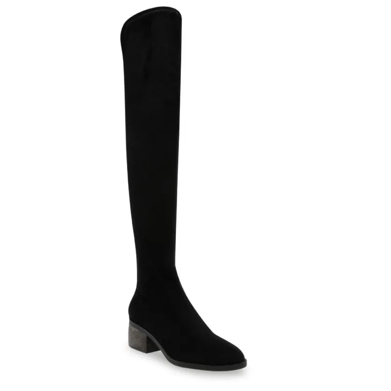 Anne Klein Women's Ainsley Over The Knee Narrow Shaft Boots Black Size 10 M - 10 M sold by Zulily