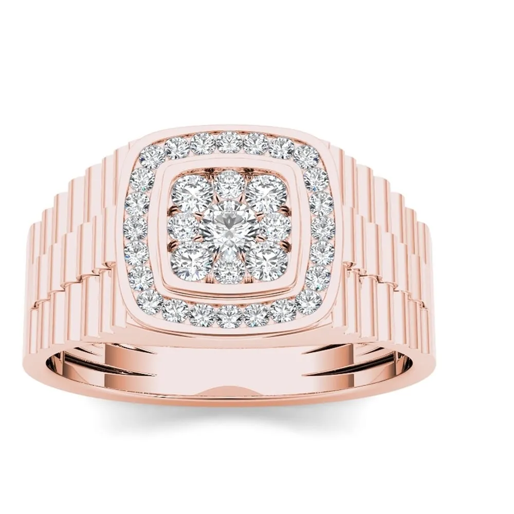 De Couer 10k Gold Men's 1/2ct TDW Diamond Ring sold by Zulily product image thumbnail 3