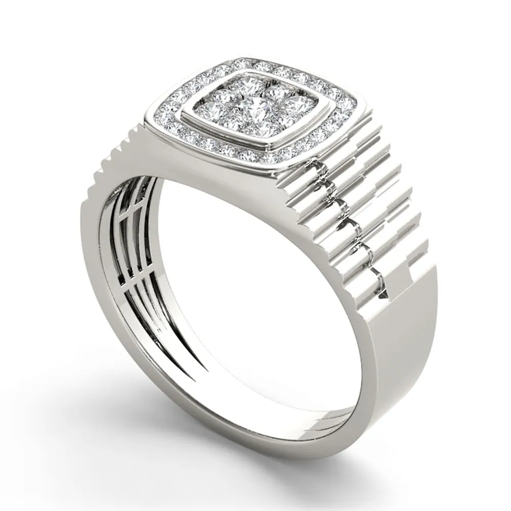 De Couer 10k Gold Men's 1/2ct TDW Diamond Ring sold by Zulily product image thumbnail 4