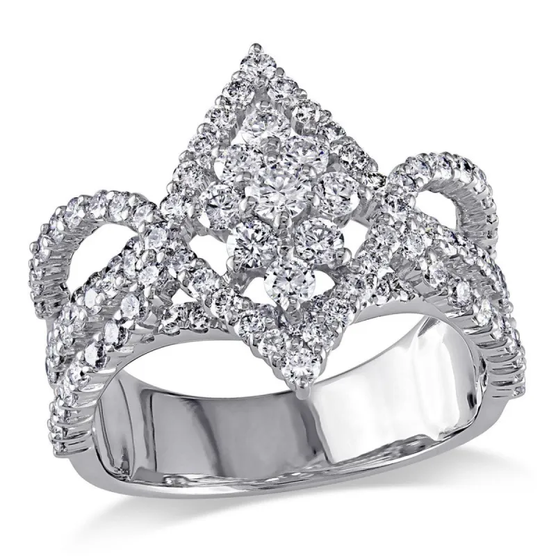 Miadora Signature Collection 18k White Gold 1 7/8ct TDW Diamond Ring (G-H, SI1-SI2) sold by Zulily