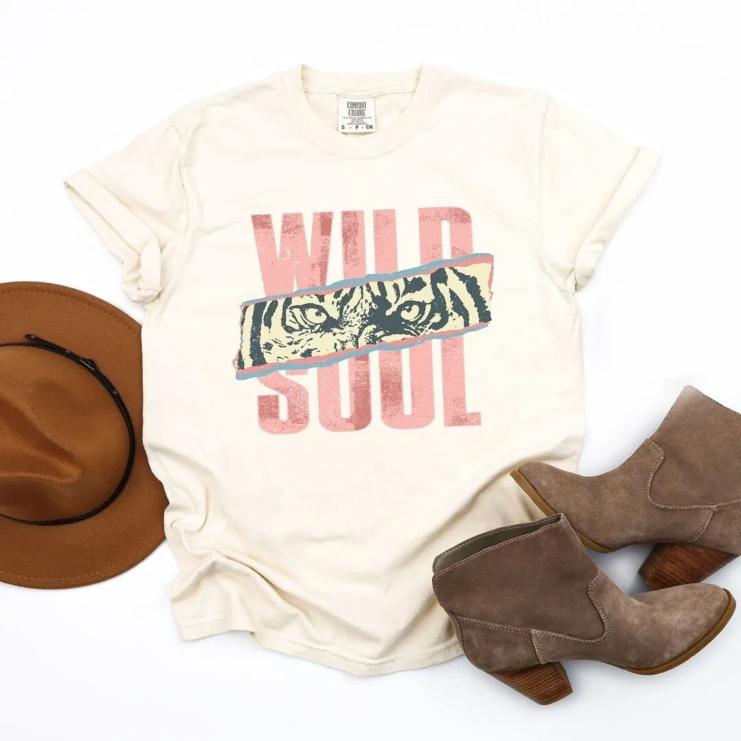Wild Soul Tiger Garment Dyed Tee sold by Zulily