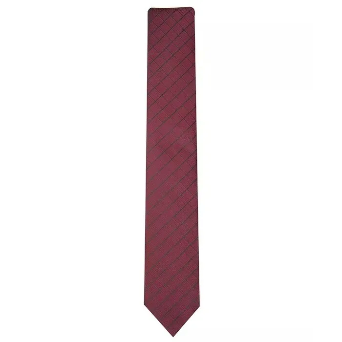 Alfani Men's Slim Grid Tie Pink Size Regular sold by Zulily product image thumbnail 2