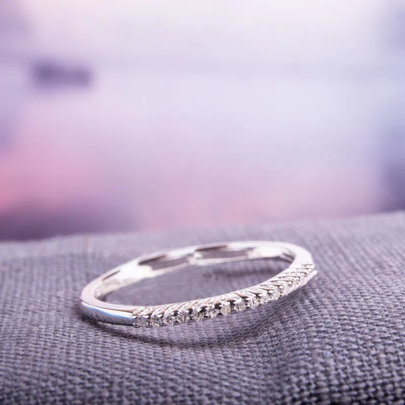 Miadora Sterling Silver Diamond Accent Wedding Band sold by Zulily
