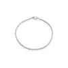 925 Sterling Silver 2MM Diamond Cut Roc Chain Anklet 9" or 10" sold by Zulily