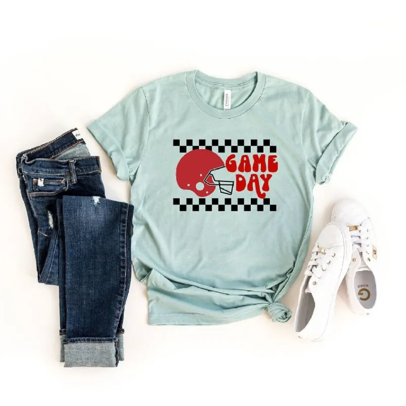 Checkered Game Day Short Sleeve Tee sold by Zulily