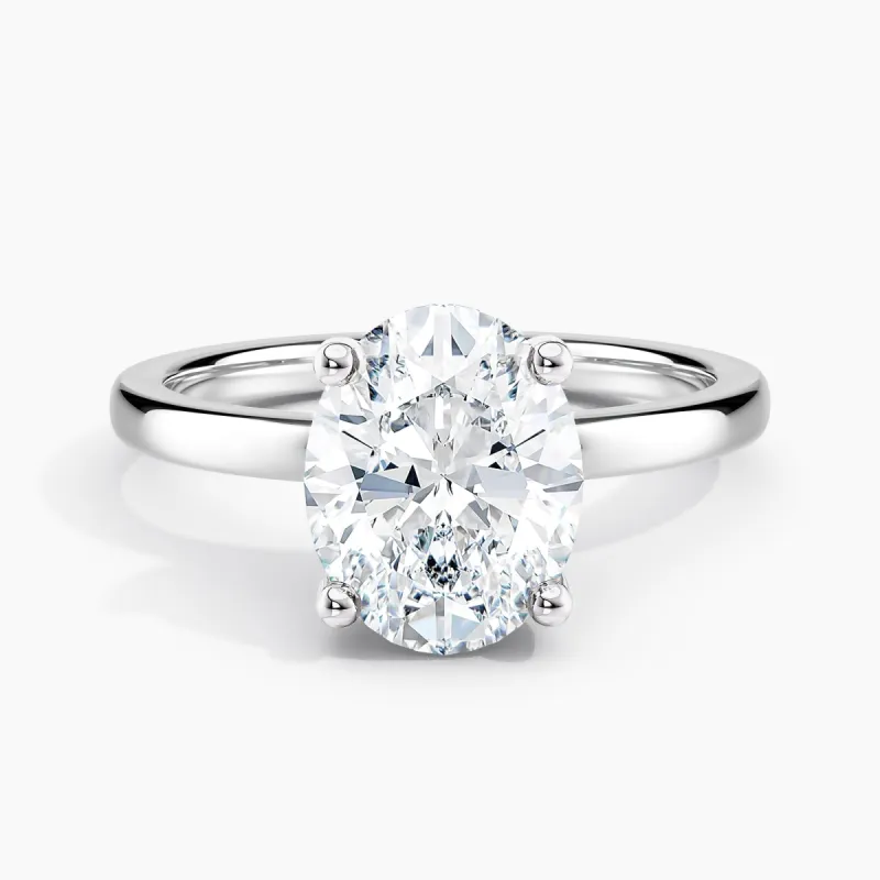 Auriya 14k Gold 0.50ctw Oval Hidden-Halo Lab Grown Diamond Engagement Ring sold by Zulily