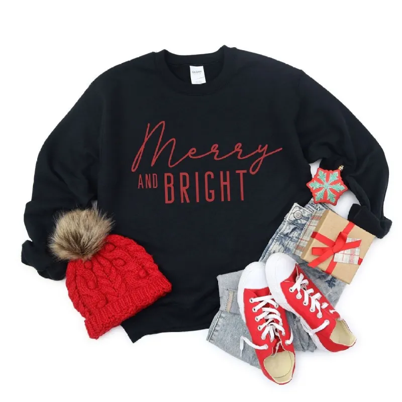 Merry and Bright Graphic Sweatshirt sold by Zulily