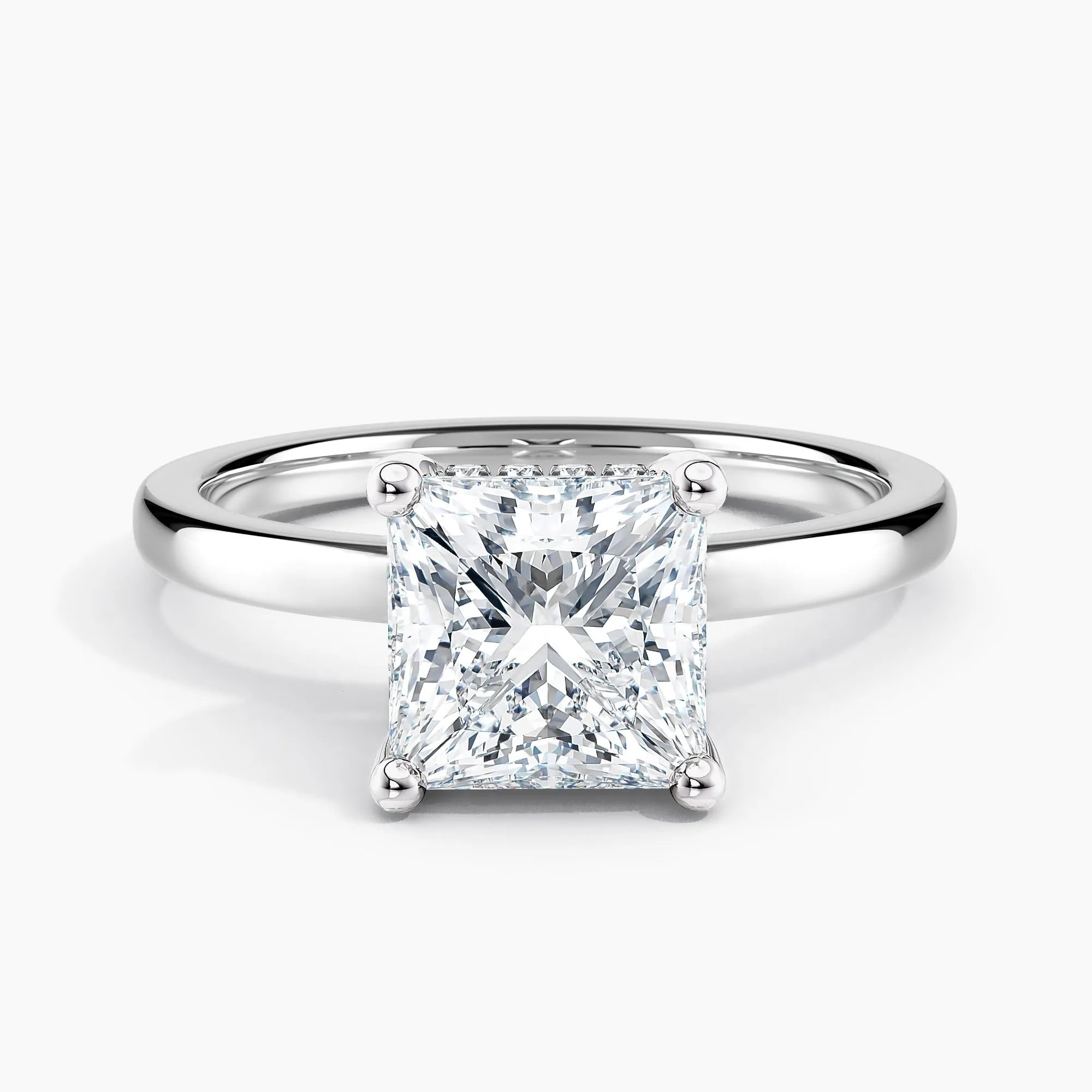 Auriya 14k Gold 2.00ctw Princess Hidden-Halo Lab Grown Diamond Engagement Ring sold by Zulily